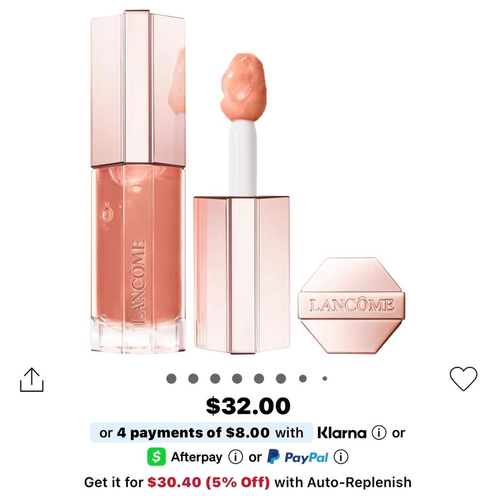 Lancôme Lip Idole oil in gloss NWT